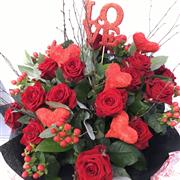 24 RED ROSES 