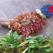 Pheasant Funeral Flower Tribute