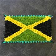 Jamaica Funeral Flower Flag