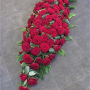 Red Rose Casket Spray