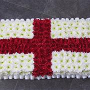 Saint Georges Cross Funeral Flag