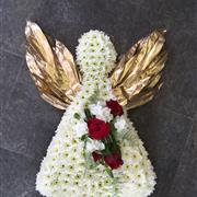 Angel Funeral Flower Tribute