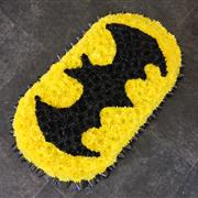 Batman Logo Funeral Flowers