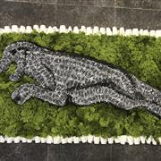Jaguar Funeral Flower Tribute