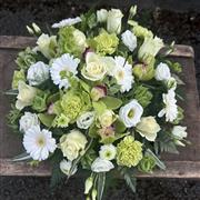 Classic White and Green Posy