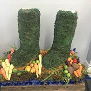 Wellington Boots And Vegetables