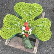 Shamrock Funeral Flower Tribute