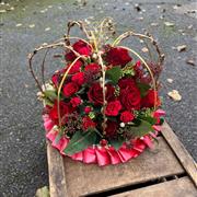 Crown Funeral Flower Tribute