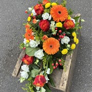 AUTUMN GLOW FUNERAL SPRAY