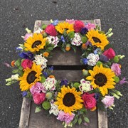 SUNSHINE &amp; COLOUR WREATH