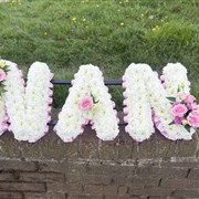 NAN FUNERAL FLOWER LETTERS